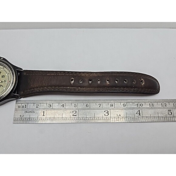 Timex Expedition Field Watch T47012 42mm Indiglo Date Olive Dial New Battery - Picture 9 of 13